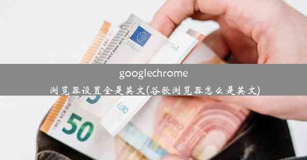 googlechrome浏览器设置全是英文(谷歌浏览器怎么是英文)