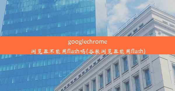 googlechrome浏览器不能用flash吗(谷歌浏览器能用flash)