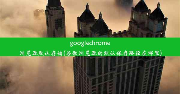 googlechrome浏览器默认存储(谷歌浏览器的默认保存路径在哪里)