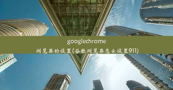 googlechrome浏览器的设置(谷歌浏览器怎么设置911)