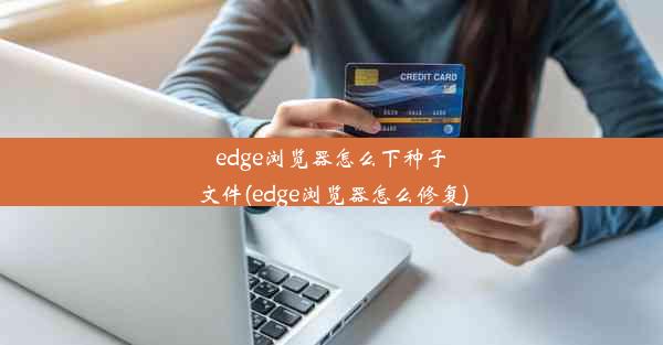 edge浏览器怎么下种子文件(edge浏览器怎么修复)