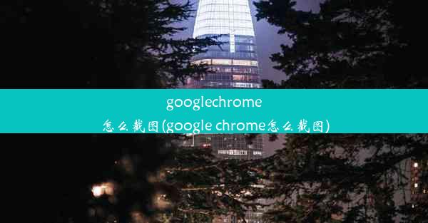 googlechrome怎么截图(google chrome怎么截图)