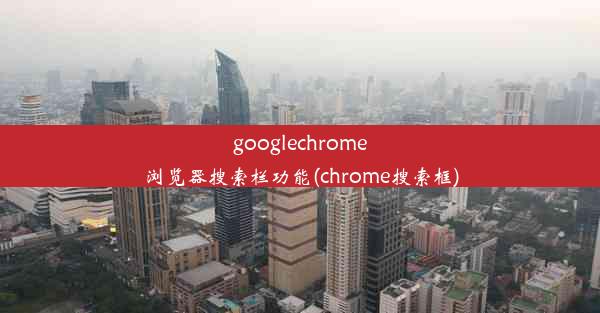 googlechrome浏览器搜索栏功能(chrome搜索框)