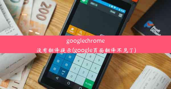 googlechrome没有翻译提示(google页面翻译不见了)