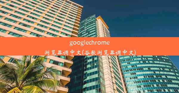 googlechrome浏览器调中文(谷歌浏览器调中文)