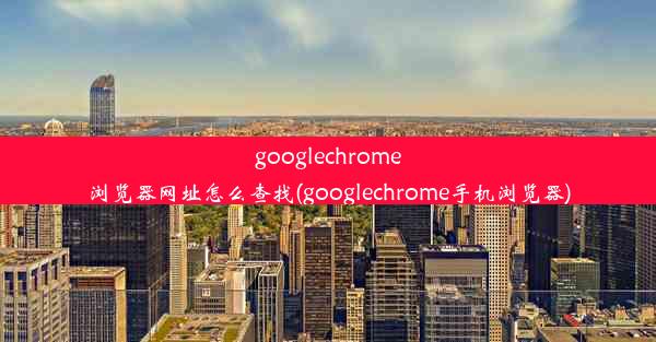 googlechrome浏览器网址怎么查找(googlechrome手机浏览器)