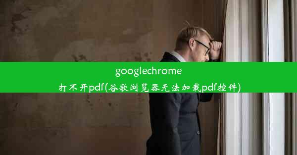 googlechrome打不开pdf(谷歌浏览器无法加载pdf控件)