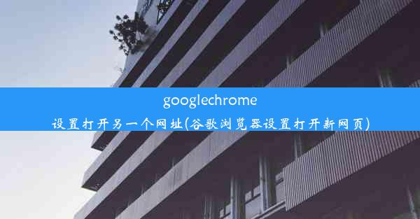 googlechrome设置打开另一个网址(谷歌浏览器设置打开新网页)