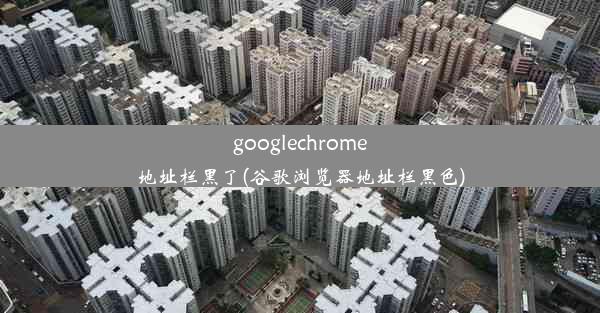 googlechrome地址栏黑了(谷歌浏览器地址栏黑色)