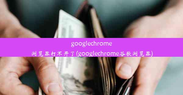 googlechrome浏览器打不开了(googlechrome谷歌浏览器)