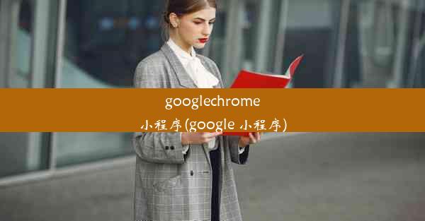 googlechrome小程序(google 小程序)