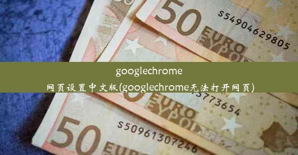 googlechrome网页设置中文版(googlechrome无法打开网页)