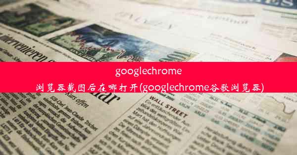 googlechrome浏览器截图后在哪打开(googlechrome谷歌浏览器)