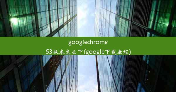 googlechrome53版本怎么下(google下载教程)