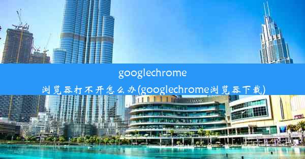 googlechrome浏览器打不开怎么办(googlechrome浏览器下载)