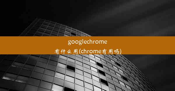 googlechrome有什么用(chrome有用吗)