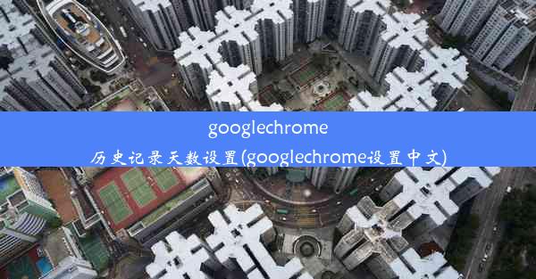 googlechrome历史记录天数设置(googlechrome设置中文)