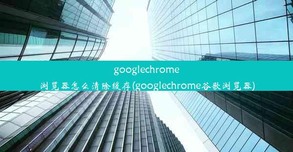 googlechrome浏览器怎么清除缓存(googlechrome谷歌浏览器)