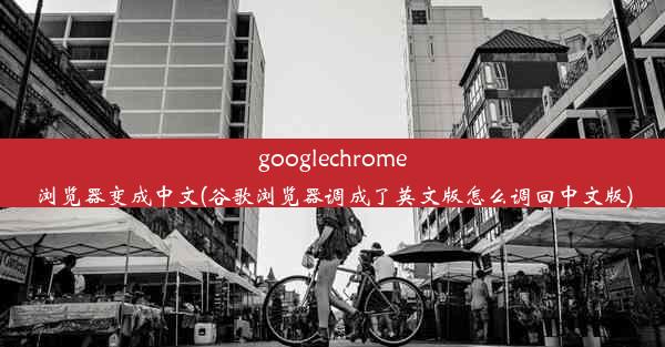 googlechrome浏览器变成中文(谷歌浏览器调成了英文版怎么调回中文版)