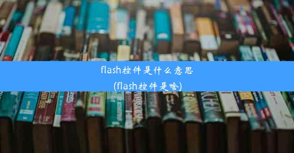 flash控件是什么意思(flash控件是啥)