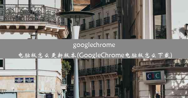 googlechrome电脑版怎么更新版本(GoogleChrome电脑版怎么下载)