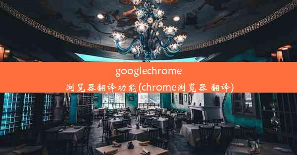 googlechrome浏览器翻译功能(chrome浏览器 翻译)