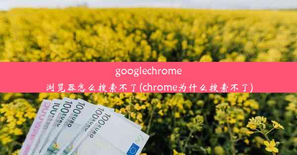 googlechrome浏览器怎么搜索不了(chrome为什么搜索不了)