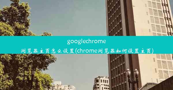 googlechrome浏览器主页怎么设置(chrome浏览器如何设置主页)