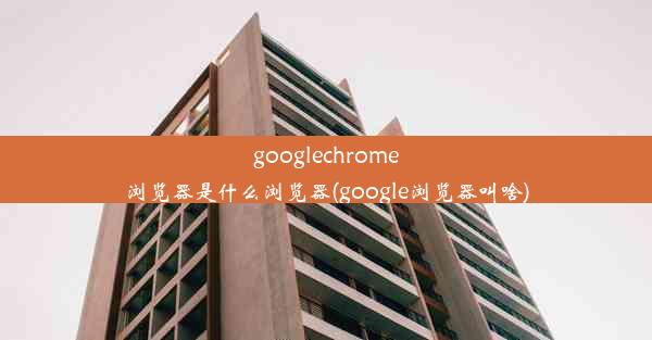 googlechrome浏览器是什么浏览器(google浏览器叫啥)