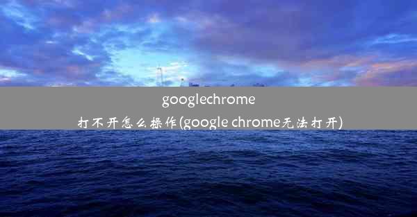 googlechrome打不开怎么操作(google chrome无法打开)