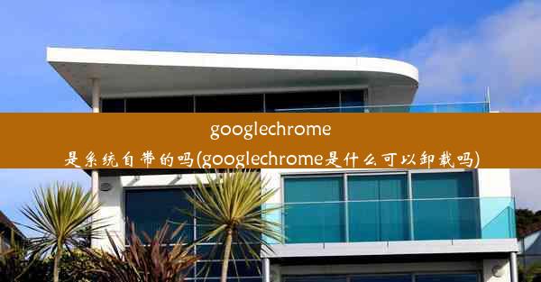 googlechrome是系统自带的吗(googlechrome是什么可以卸载吗)