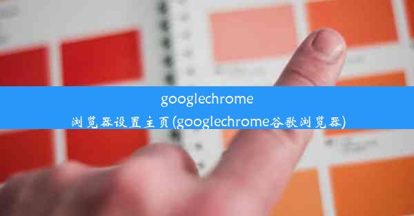 googlechrome浏览器设置主页(googlechrome谷歌浏览器)