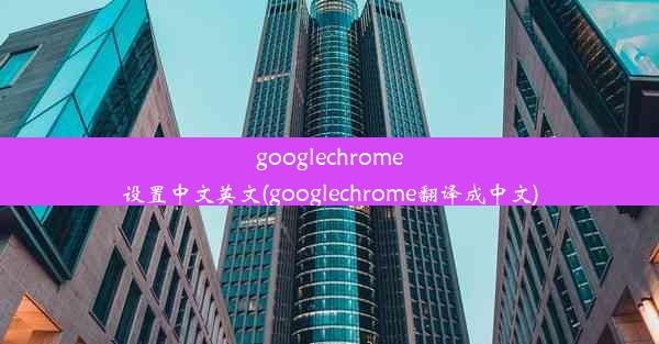 googlechrome设置中文英文(googlechrome翻译成中文)