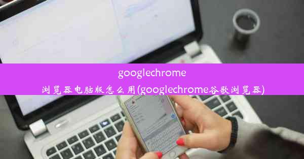 googlechrome浏览器电脑版怎么用(googlechrome谷歌浏览器)