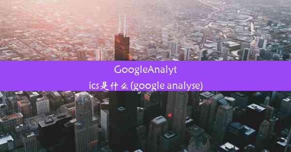 GoogleAnalytics是什么(google analyse)