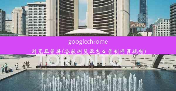 googlechrome浏览器录屏(谷歌浏览器怎么录制网页视频)