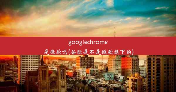 googlechrome是微软吗(谷歌是不是微软旗下的)