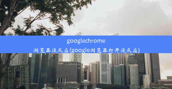 googlechrome浏览器没反应(google浏览器打开没反应)