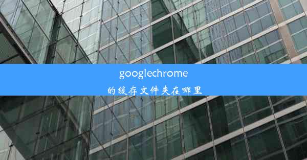 googlechrome的缓存文件夹在哪里