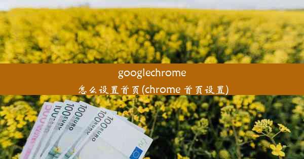 googlechrome怎么设置首页(chrome 首页设置)