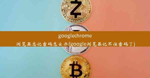 googlechrome浏览器忘记密码怎么办(google浏览器记不住密码了)