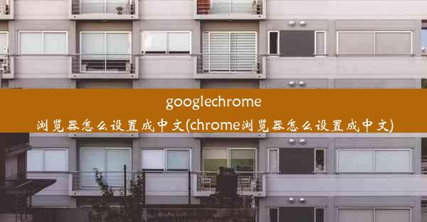 googlechrome浏览器怎么设置成中文(chrome浏览器怎么设置成中文)