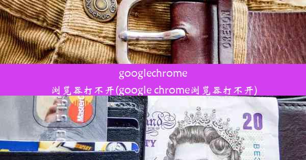 googlechrome浏览器打不开(google chrome浏览器打不开)