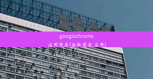 googlechrome应用商店(谷歌商店 应用)