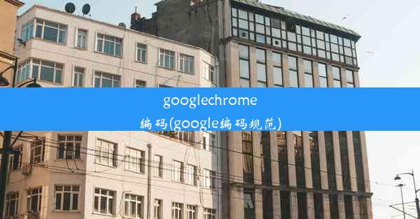 googlechrome编码(google编码规范)