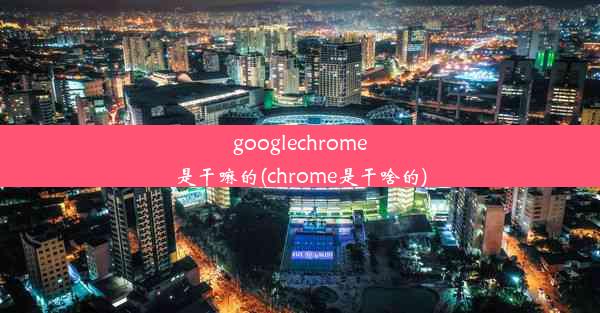 googlechrome是干嘛的(chrome是干啥的)