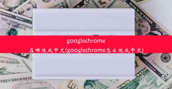 googlechrome在哪改成中文(googlechrome怎么改成中文)