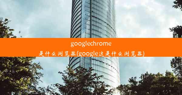 googlechrome是什么浏览器(google这是什么浏览器)