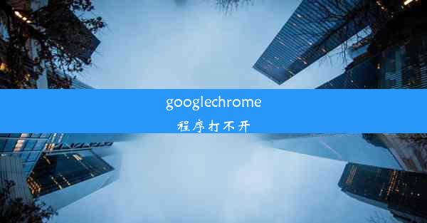 googlechrome程序打不开