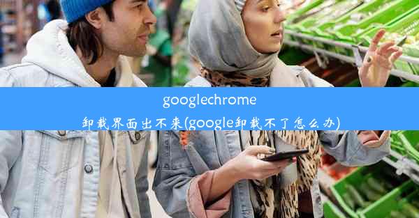 googlechrome卸载界面出不来(google卸载不了怎么办)